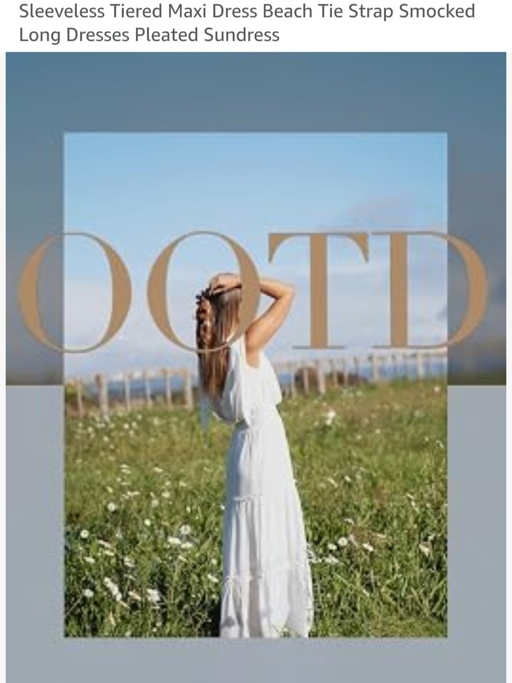 Cross Neck Summer Sleeveless Tiered Maxi Dress